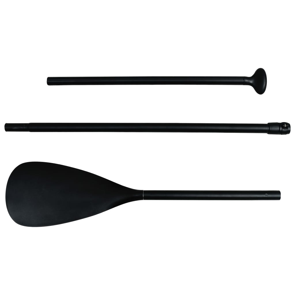 SUP-Board-Set Aufblasbar 366x76x15 cm Schwarz - Premium Paddelboards - Just €343.95! Shop now at homesales4u