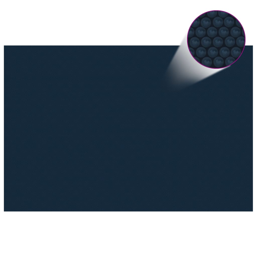 Treibende Pool-Solarplane PE 300x200 cm Schwarz und Blau - Premium Poolabdeckungen & -unterlagen - Just €33.35! Shop now at homesales4u