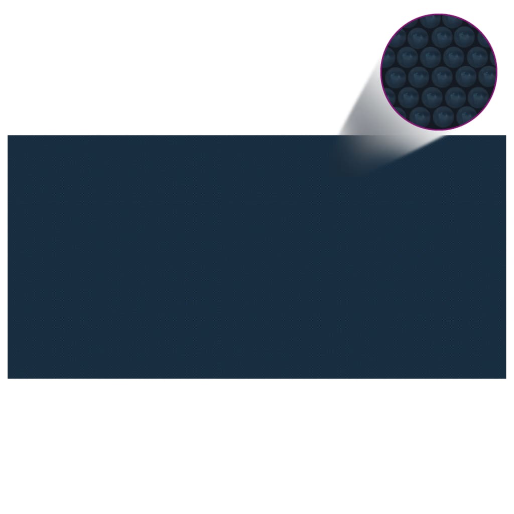 Treibende Pool-Solarplane PE 450x220 cm Schwarz und Blau - Premium Poolabdeckungen & -unterlagen - Just €41.03! Shop now at homesales4u