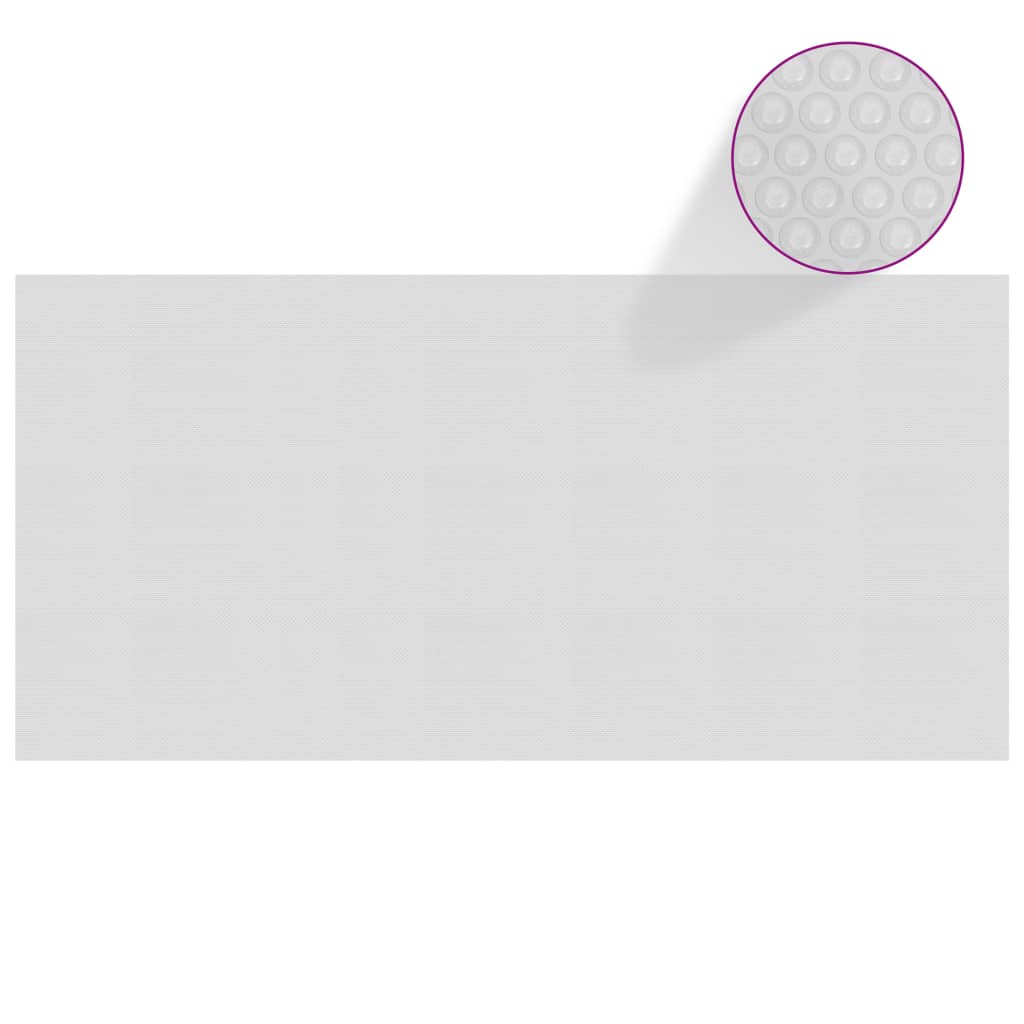 Treibende Pool-Solarplane PE 450x220 cm Grau - Premium Poolabdeckungen & -unterlagen - Just €46.24! Shop now at homesales4u