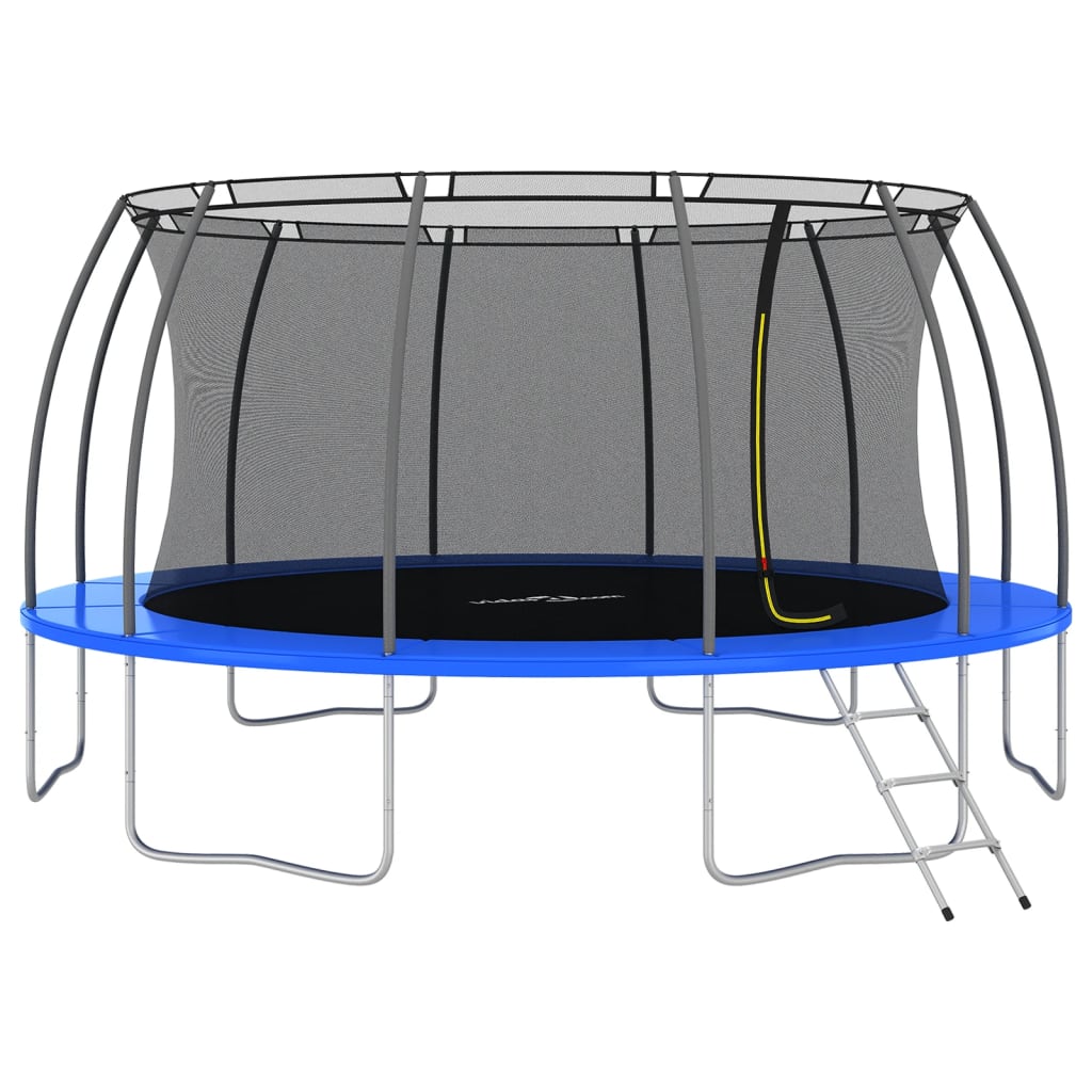 Trampolin-Set Rund 488x90 cm 150 kg - Premium Trampoline - Just €732.71! Shop now at homesales4u