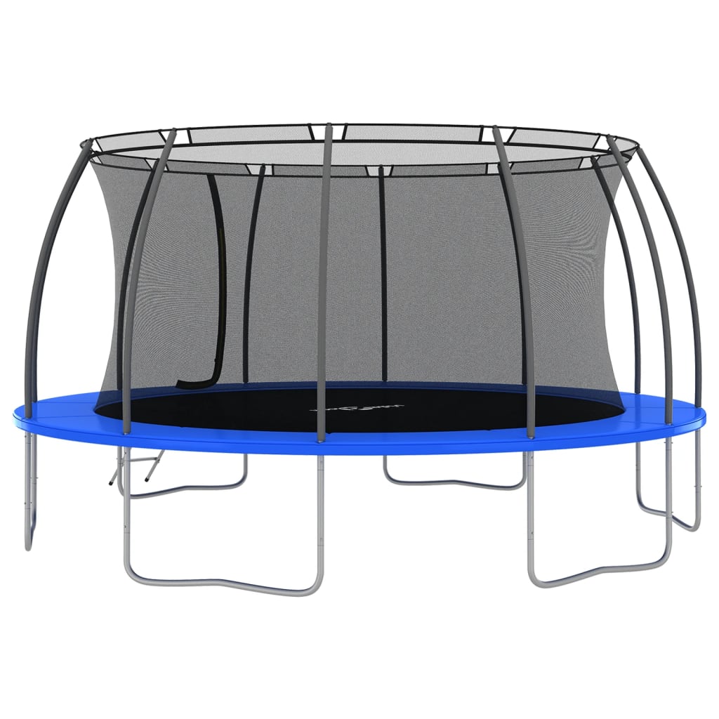 Trampolin-Set Rund 488x90 cm 150 kg - Premium Trampoline - Just €732.71! Shop now at homesales4u