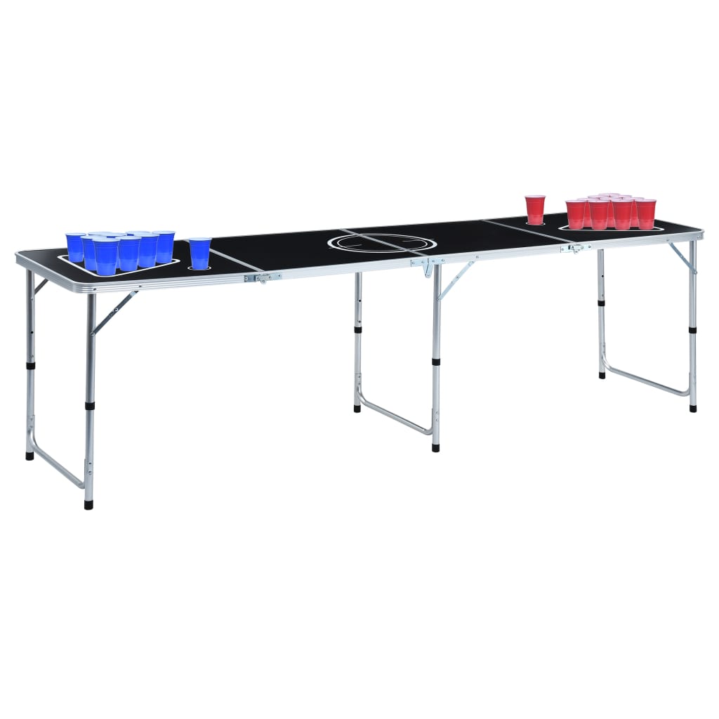 Bier-Pong-Tisch mit Tassen und Bällen Klappbar 240 cm - Premium Bierpong-Tische - Just €186.83! Shop now at homesales4u