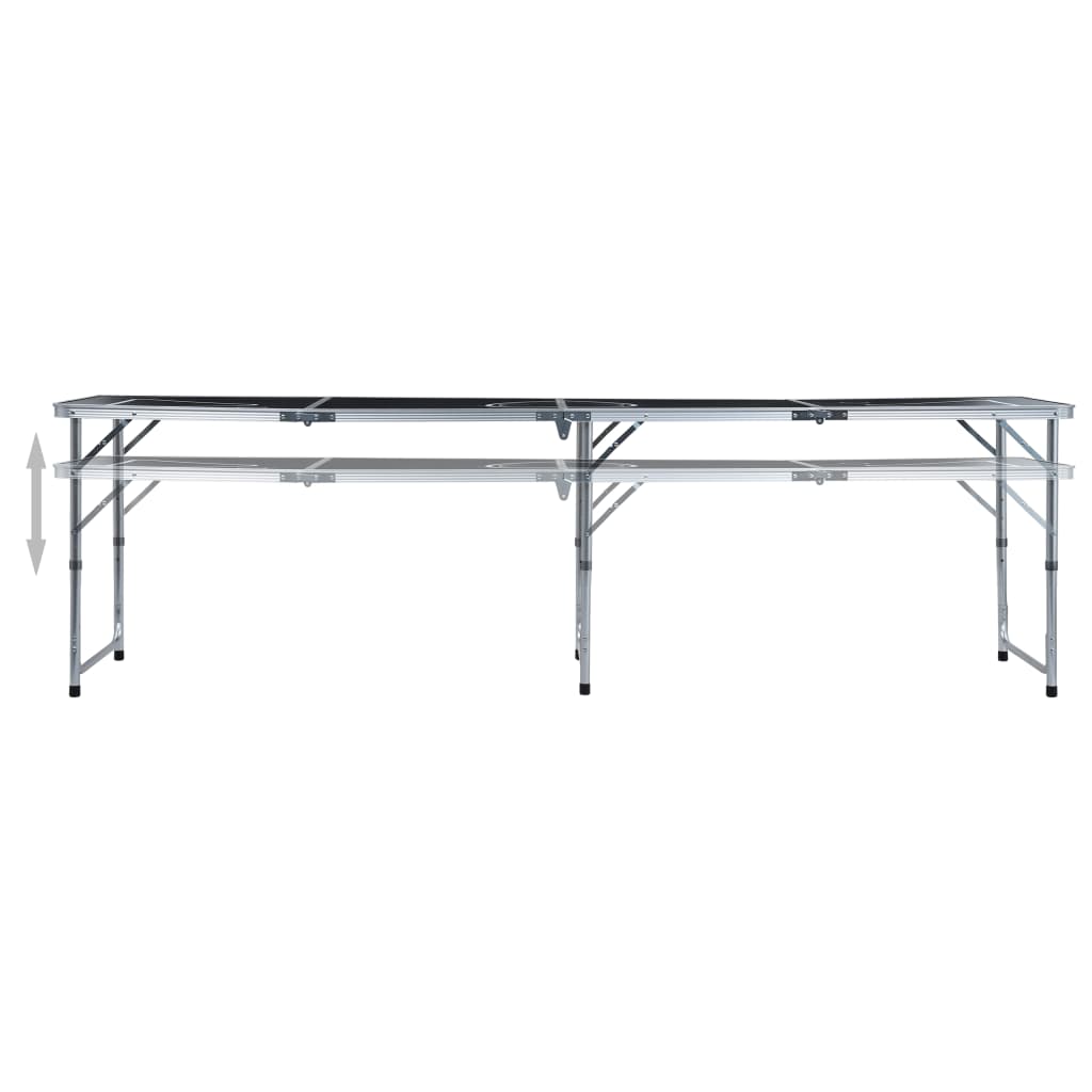 Bier-Pong-Tisch mit Tassen und Bällen Klappbar 240 cm - Premium Bierpong-Tische - Just €186.83! Shop now at homesales4u