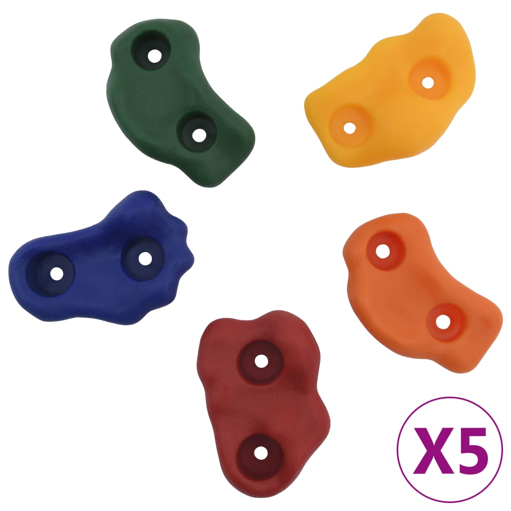 Klettergriffe mit Seil 25 Stk. Mehrfarbig - Premium Klettern - Just €84.36! Shop now at homesales4u