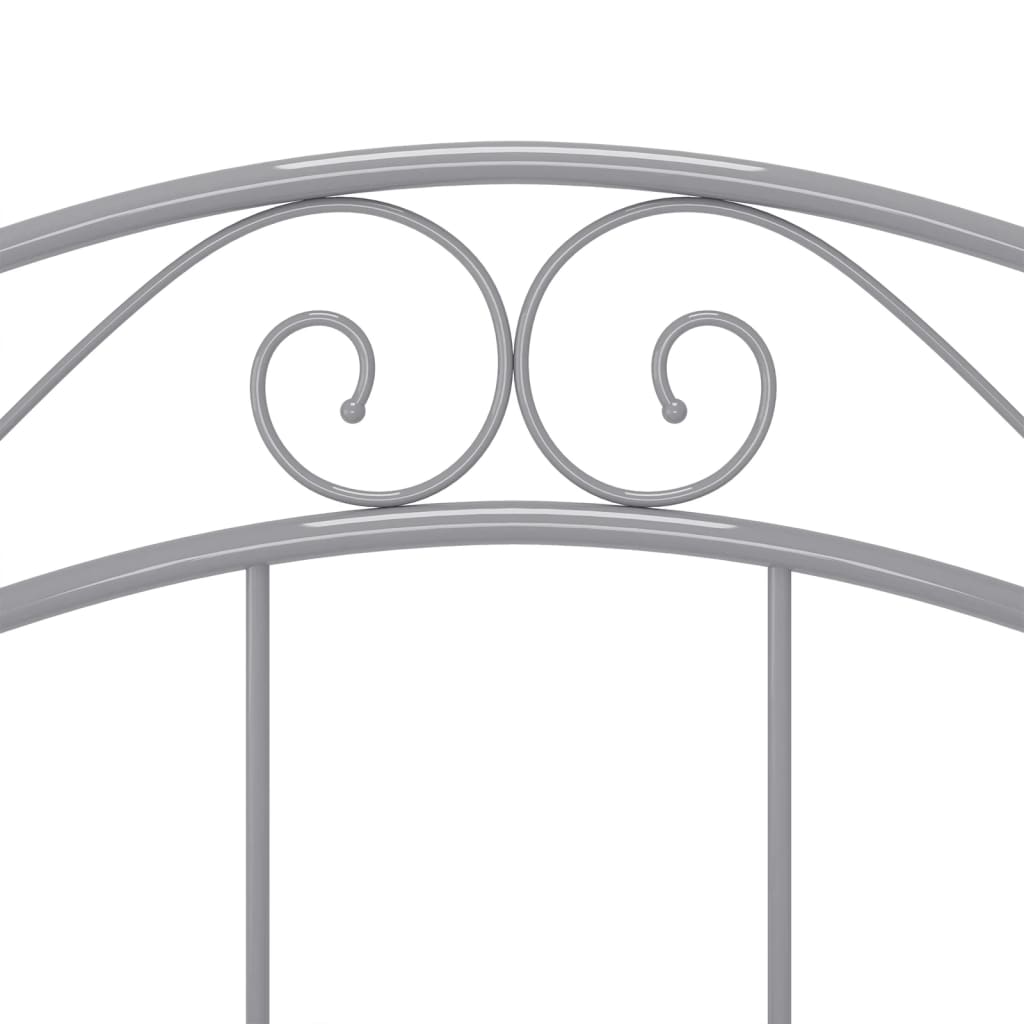 Bett Grau Metall 100x200 cm - Premium Betten & Bettgestelle - Just €131.72! Shop now at homesales4u