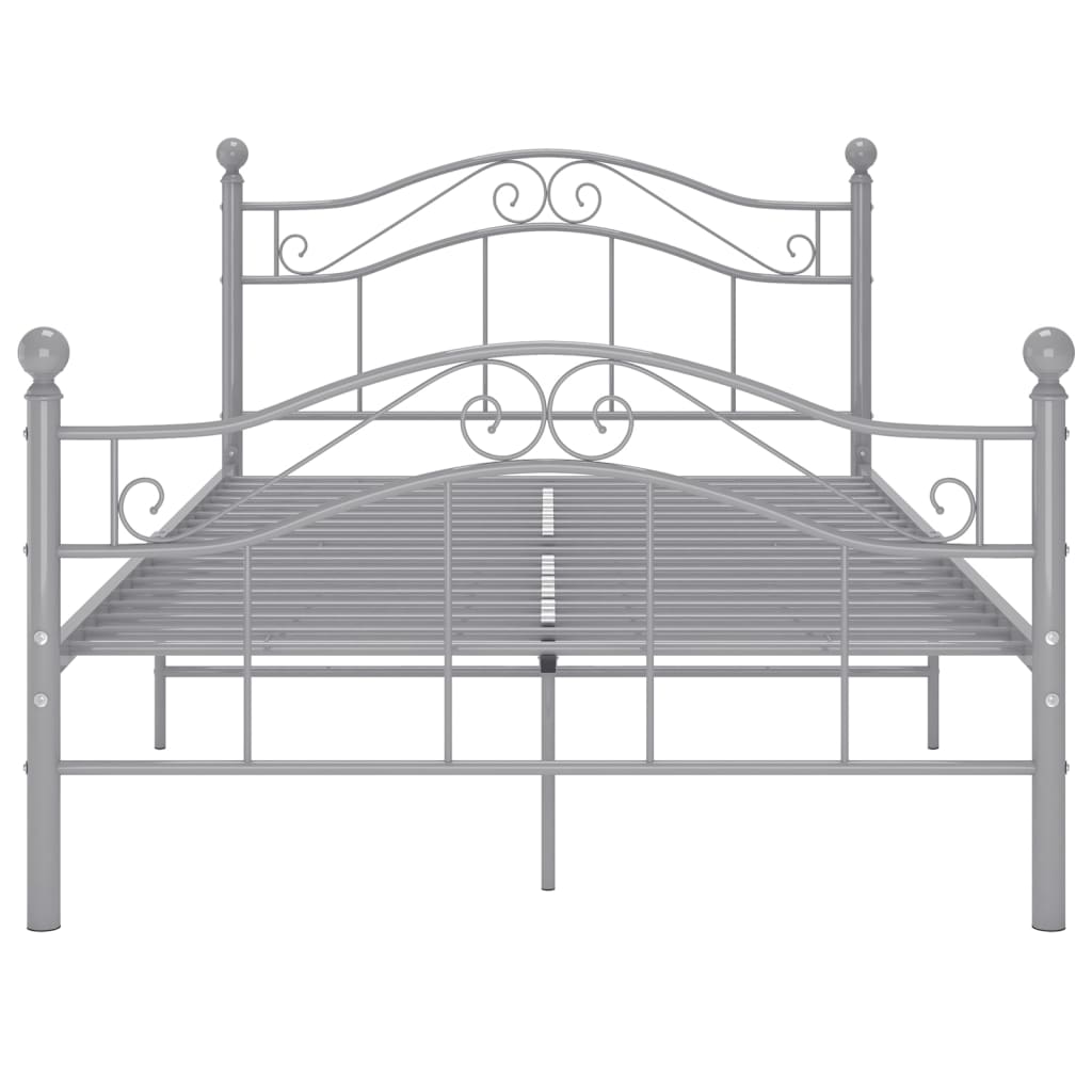 Bett Grau Metall 120x200 cm - Premium Betten & Bettgestelle - Just €142.03! Shop now at homesales4u