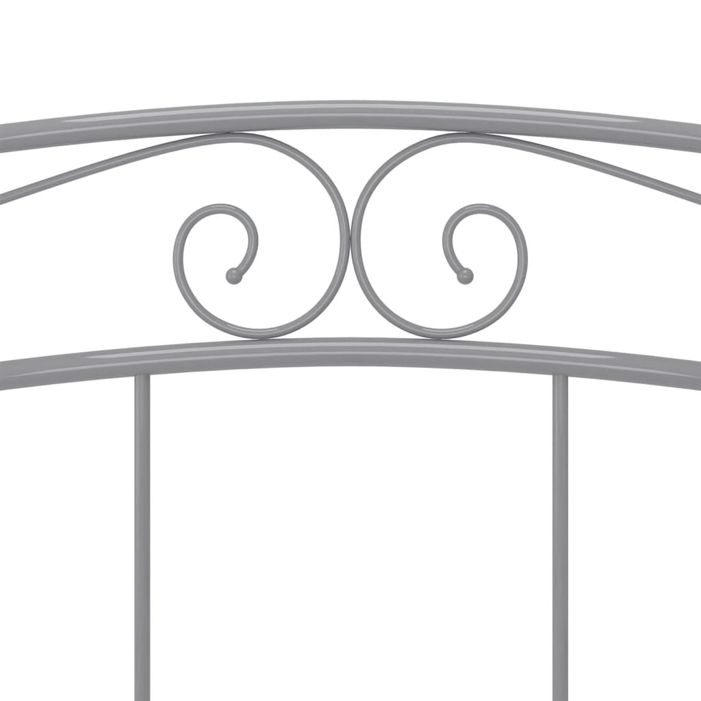 Bett Grau Metall 160x200 cm - Premium Betten & Bettgestelle - Just €190.06! Shop now at homesales4u