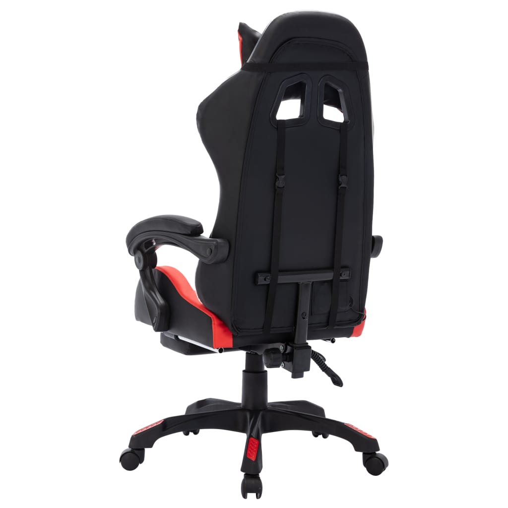 Gaming-Stuhl mit RGB LED-Leuchten Rot und Schwarz Kunstleder - Premium Bürostühle - Just €229.84! Shop now at homesales4u