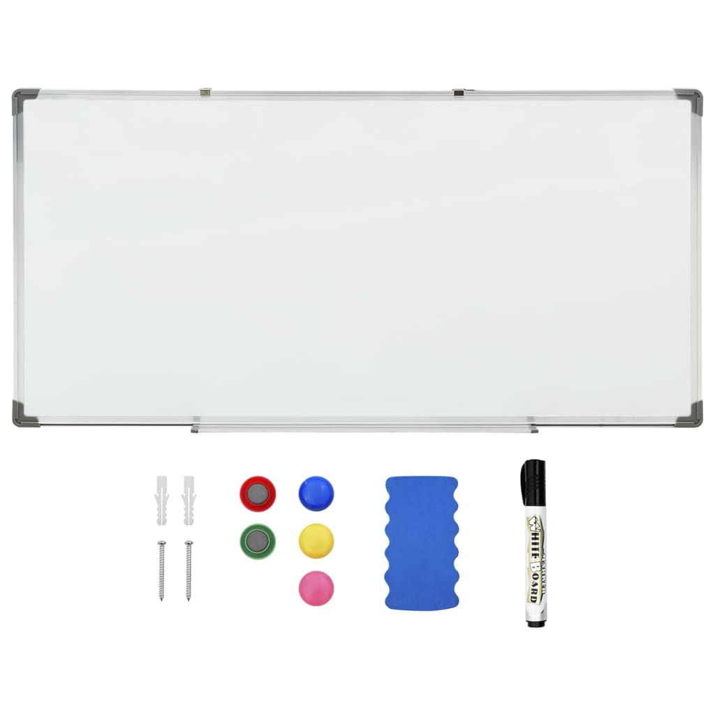 Magnetisches Whiteboard Weiß 110x60 cm Stahl - Premium Whiteboards - Just €87.89! Shop now at homesales4u