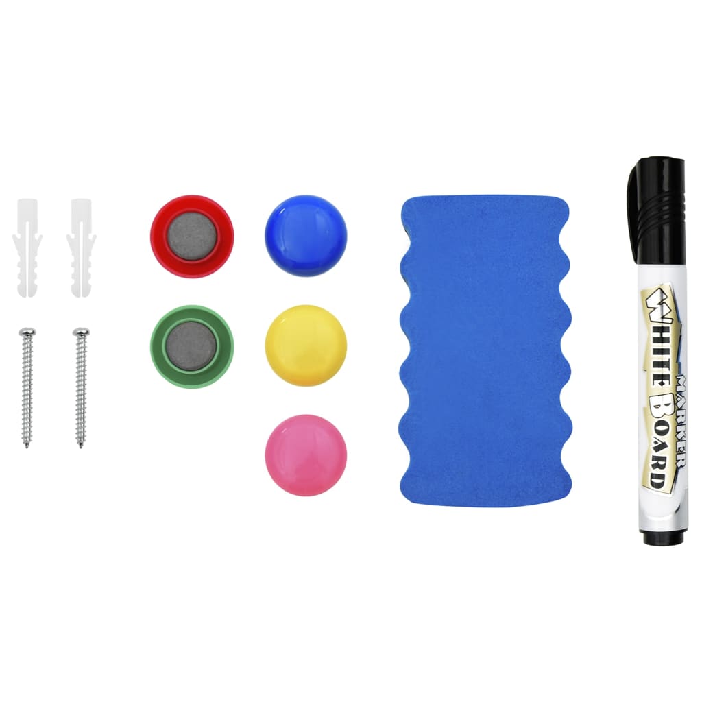 Magnetisches Whiteboard Weiß 110x60 cm Stahl - Premium Whiteboards - Just €87.89! Shop now at homesales4u