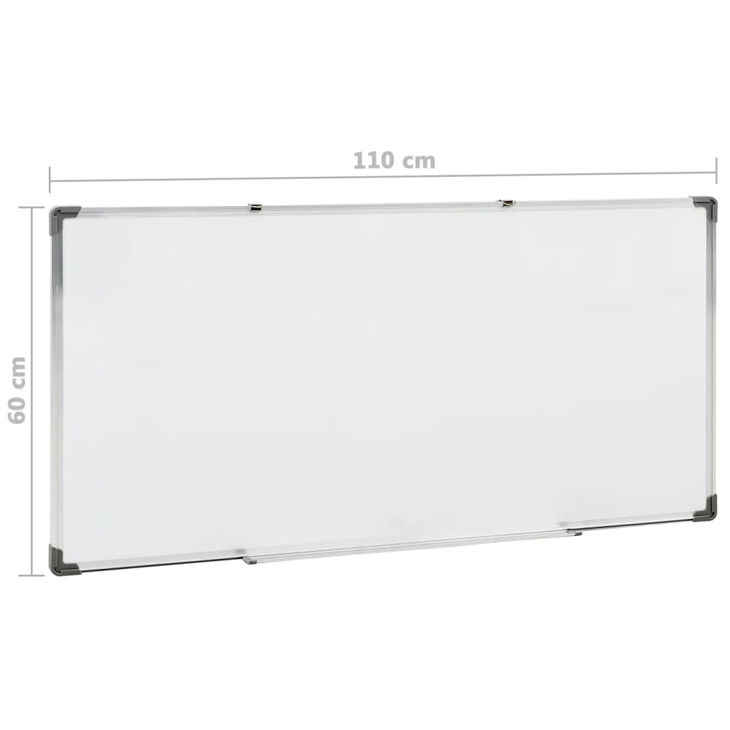 Magnetisches Whiteboard Weiß 110x60 cm Stahl - Premium Whiteboards - Just €87.89! Shop now at homesales4u