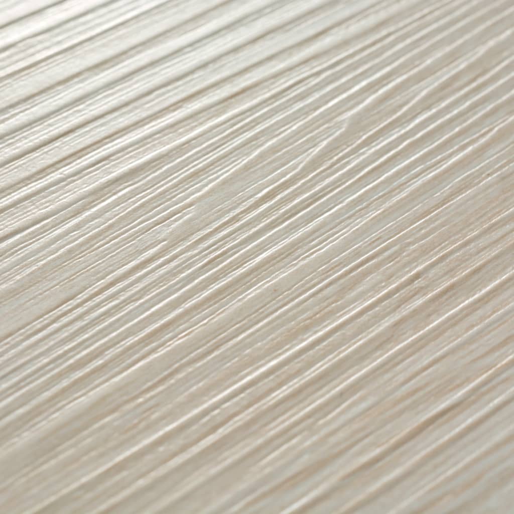 PVC-Fliesen Selbstklebend 5,21 m² 2 mm Eichen-Optik Weiß - Premium Fußböden & Teppichböden - Just €110.80! Shop now at homesales4u