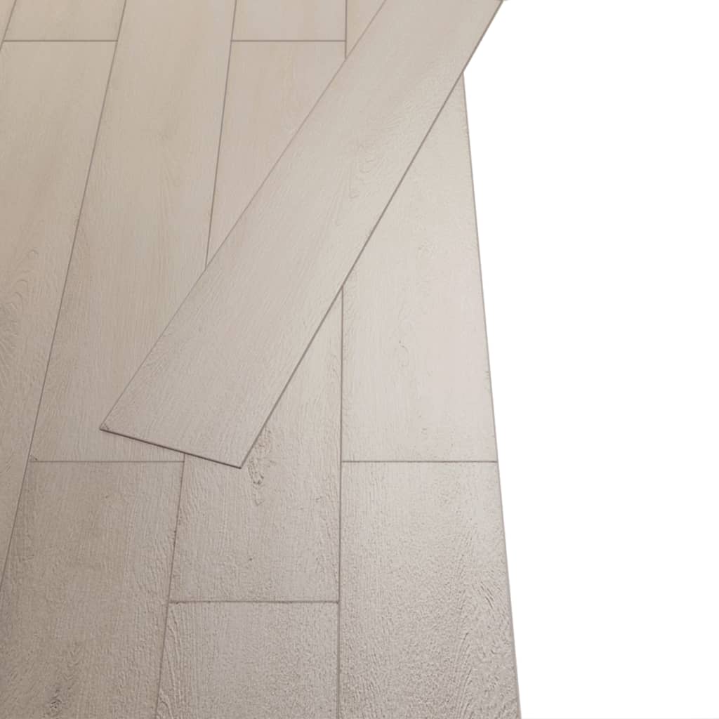 PVC-Fliesen Selbstklebend 5,21 m² 2 mm Eichen-Optik Weiß - Premium Fußböden & Teppichböden - Just €110.80! Shop now at homesales4u