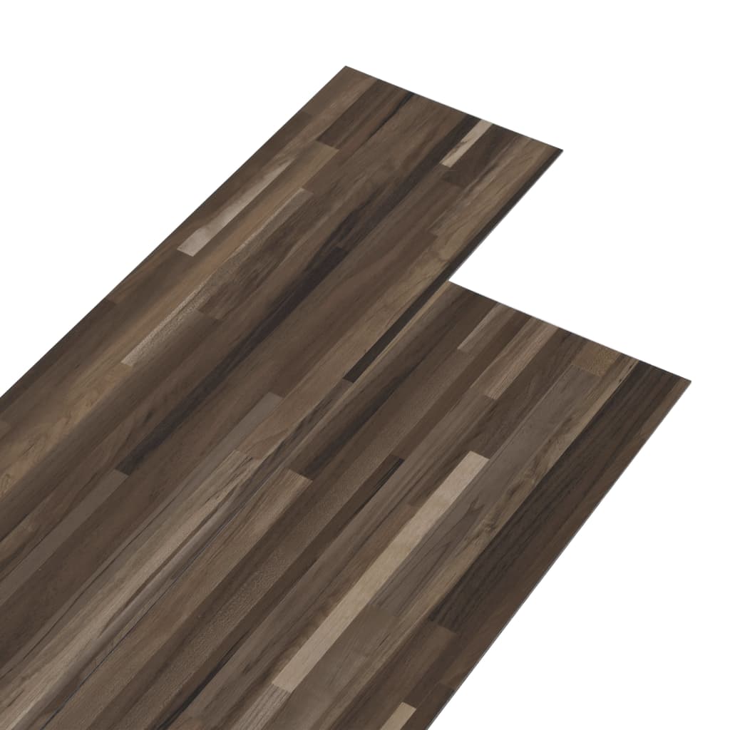 PVC-Fliesen Selbstklebend 5,21 m² 2 mm Braun Gestreift - Premium Fußböden & Teppichböden - Just €92.74! Shop now at homesales4u