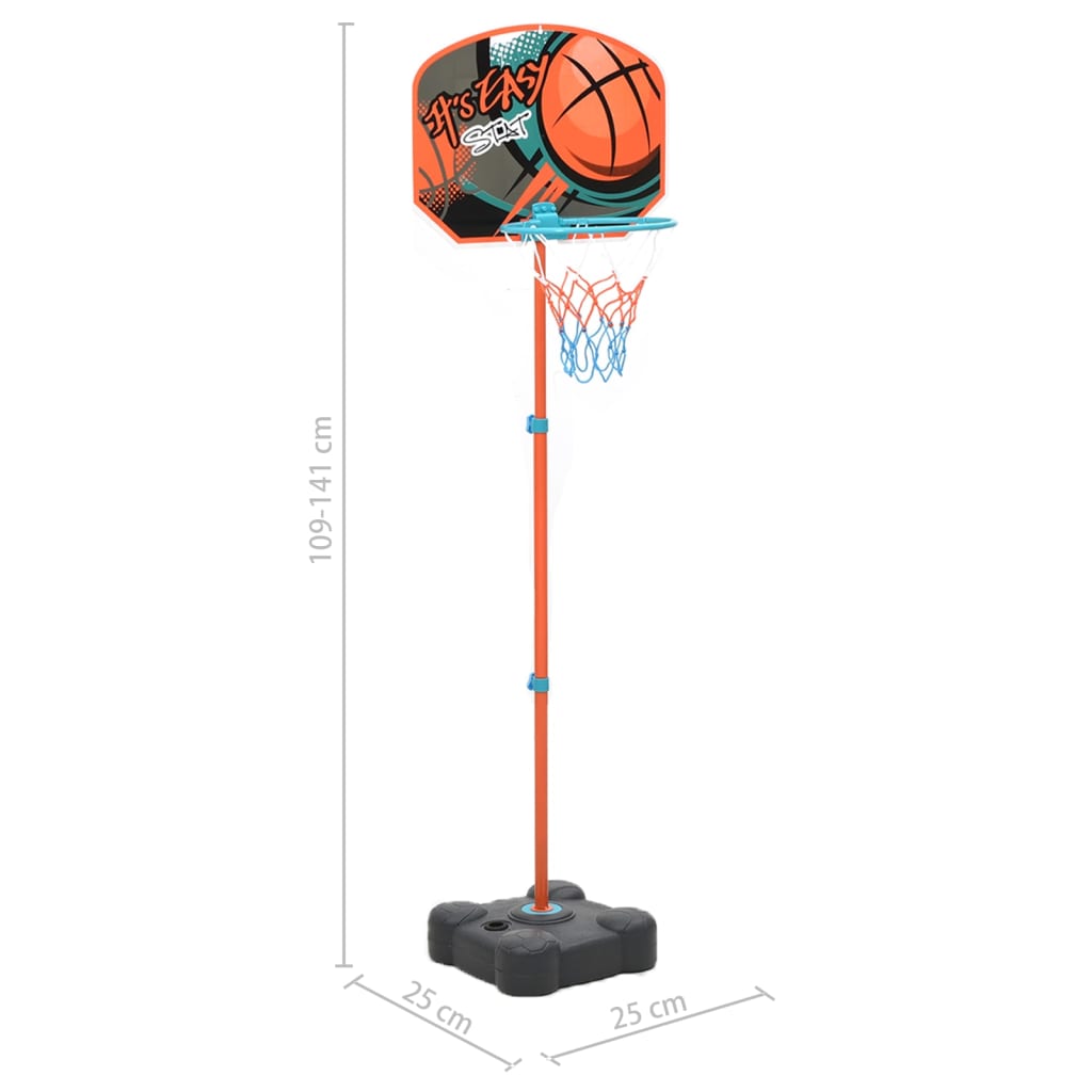 Tragbares Basketball Spiel-Set Verstellbar 109-141 cm - Premium Kinder-Basketball-Sets - Just €44.34! Shop now at homesales4u