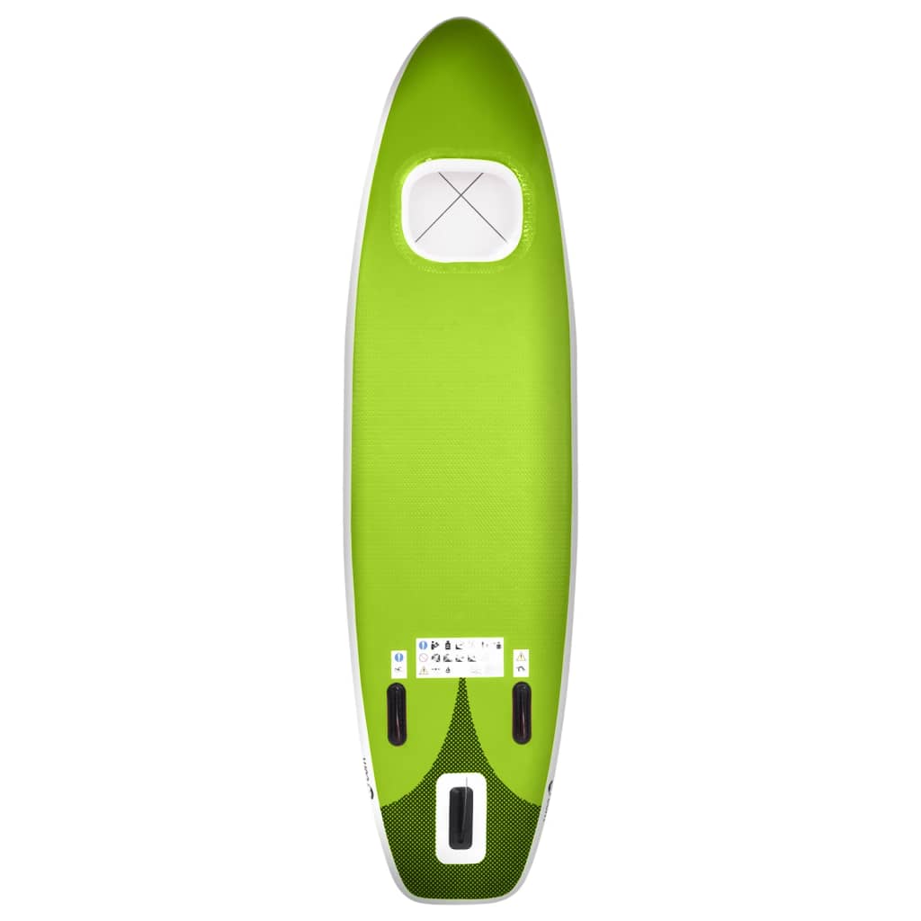 SUP-Board-Set Aufblasbar Grün 300x76x10 cm - Premium Paddelboards - Just €318.13! Shop now at homesales4u