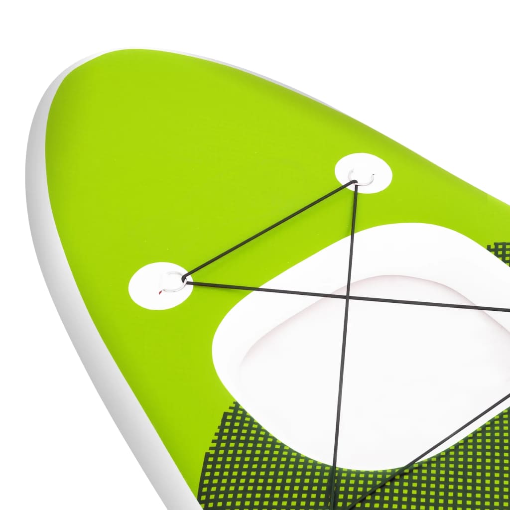 SUP-Board-Set Aufblasbar Grün 300x76x10 cm - Premium Paddelboards - Just €318.13! Shop now at homesales4u