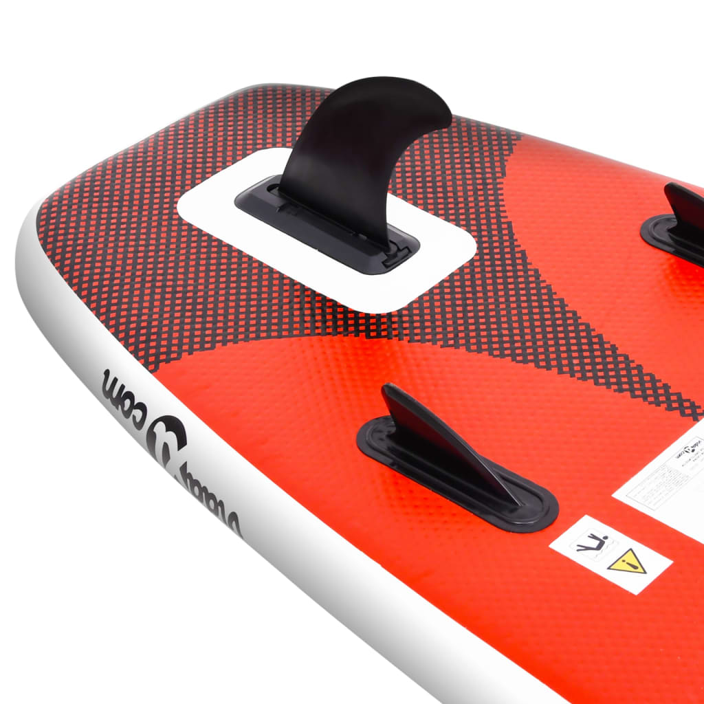 SUP-Board-Set Aufblasbar Rot 330x76x10 cm - Premium Paddelboards - Just €270.86! Shop now at homesales4u