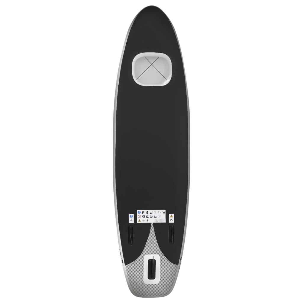 SUP-Board-Set Aufblasbar Schwarz 330x76x10 cm - Premium Paddelboards - Just €270.22! Shop now at homesales4u