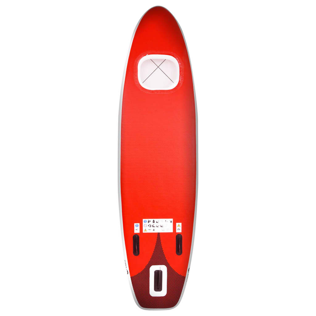 SUP-Board-Set Aufblasbar Rot 360x81x10 cm - Premium Paddelboards - Just €346.71! Shop now at homesales4u