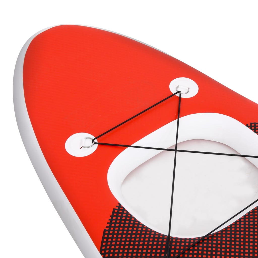 SUP-Board-Set Aufblasbar Rot 360x81x10 cm - Premium Paddelboards - Just €346.71! Shop now at homesales4u