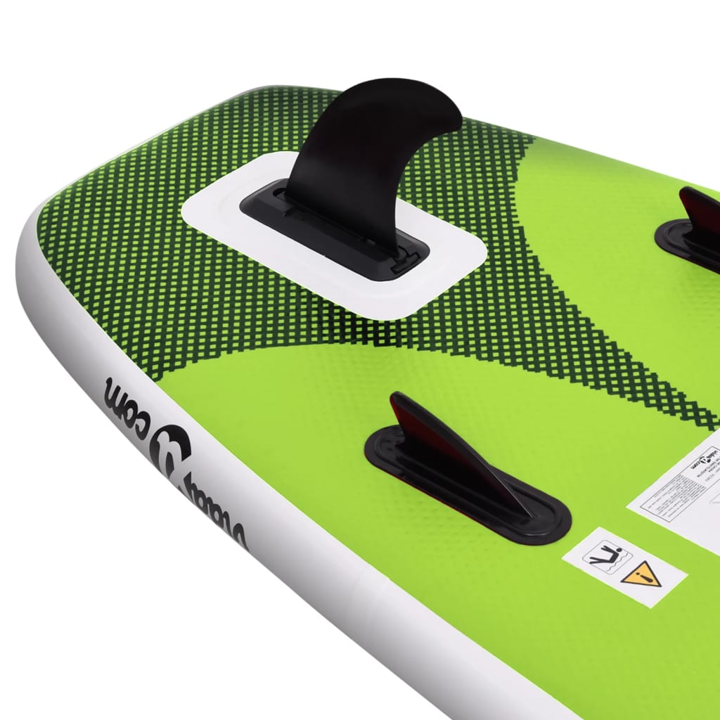 SUP-Board-Set Aufblasbar Grün 360x81x10 cm - Premium Paddelboards - Just €346.17! Shop now at homesales4u
