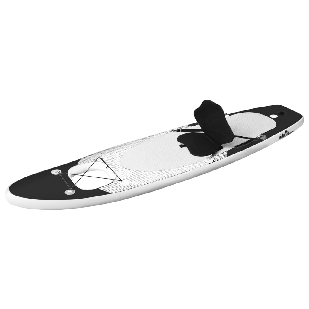 SUP-Board-Set Aufblasbar Schwarz 360x81x10 cm - Premium Paddelboards - Just €346.61! Shop now at homesales4u