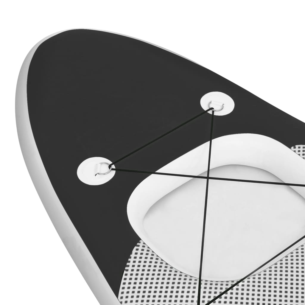 SUP-Board-Set Aufblasbar Schwarz 360x81x10 cm - Premium Paddelboards - Just €346.61! Shop now at homesales4u