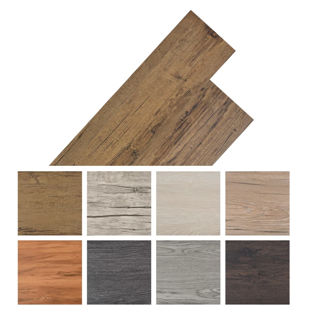 PVC-Fliesen Selbstklebend 2,51 m² 2 mm Walnussbraun - Premium Fußböden & Teppichböden - Just €63.35! Shop now at homesales4u