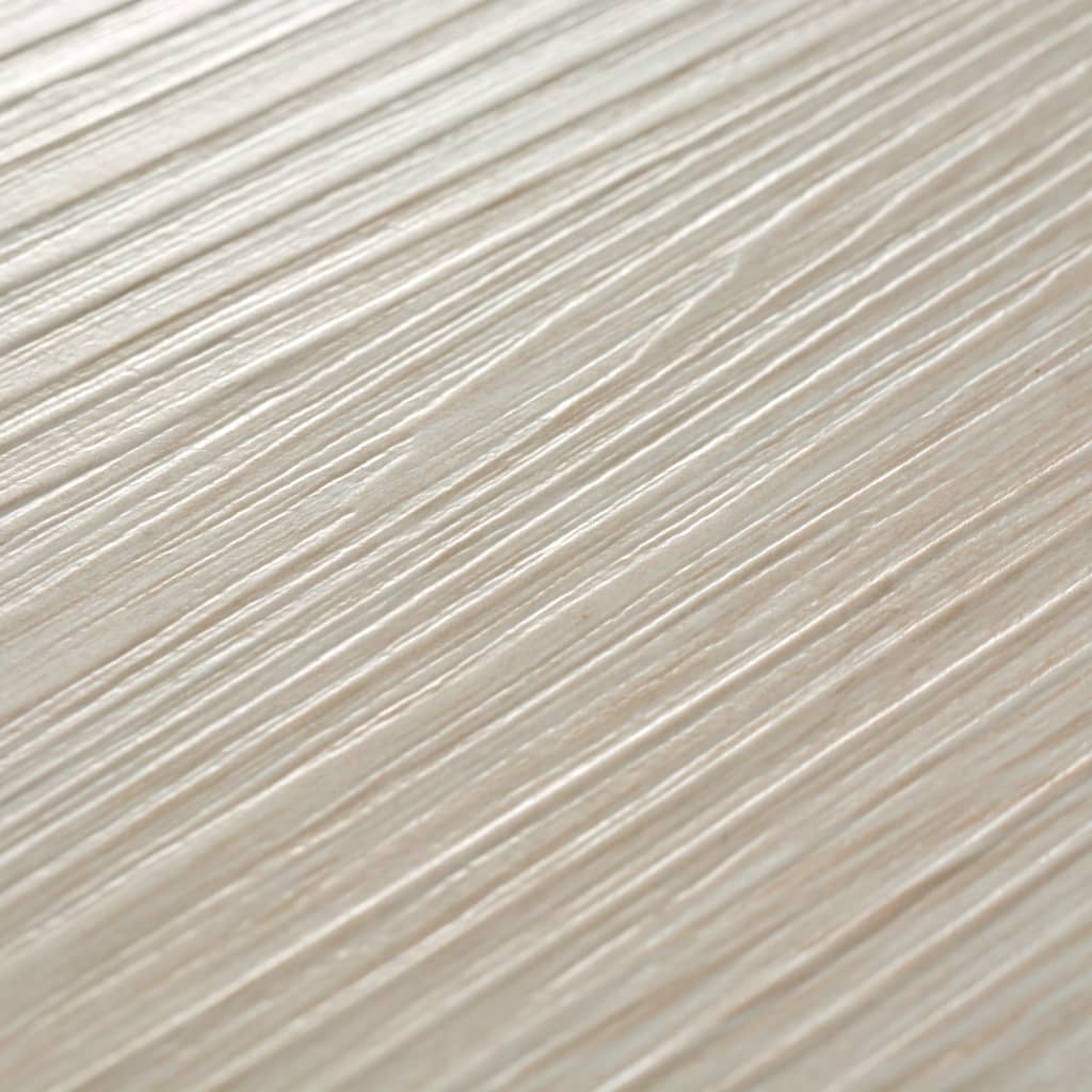 PVC-Fliesen Selbstklebend 2,51 m² 2 mm Eiche Weiß - Premium Fußböden & Teppichböden - Just €55.15! Shop now at homesales4u