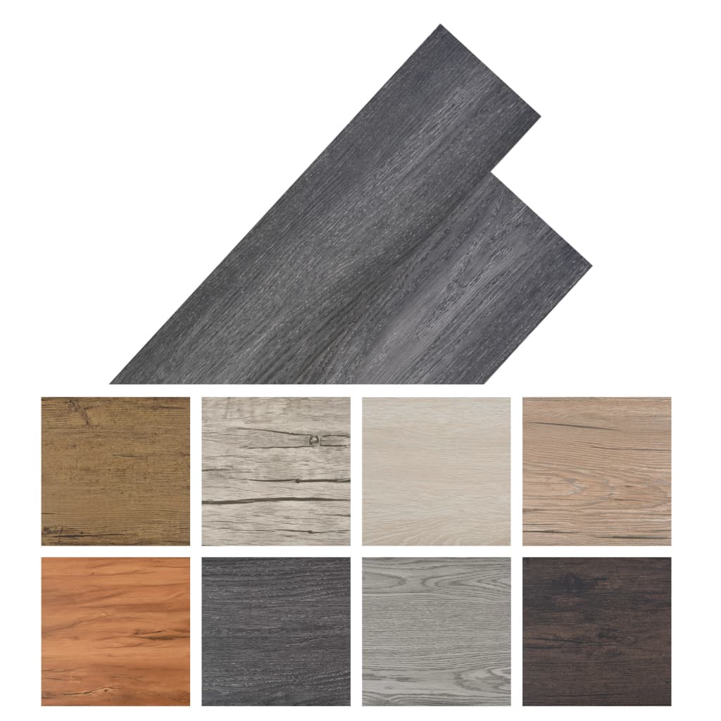 PVC-Fliesen Selbstklebend 2,51 m² 2 mm Schwarz und Weiß - Premium Fußböden & Teppichböden - Just €58.28! Shop now at homesales4u