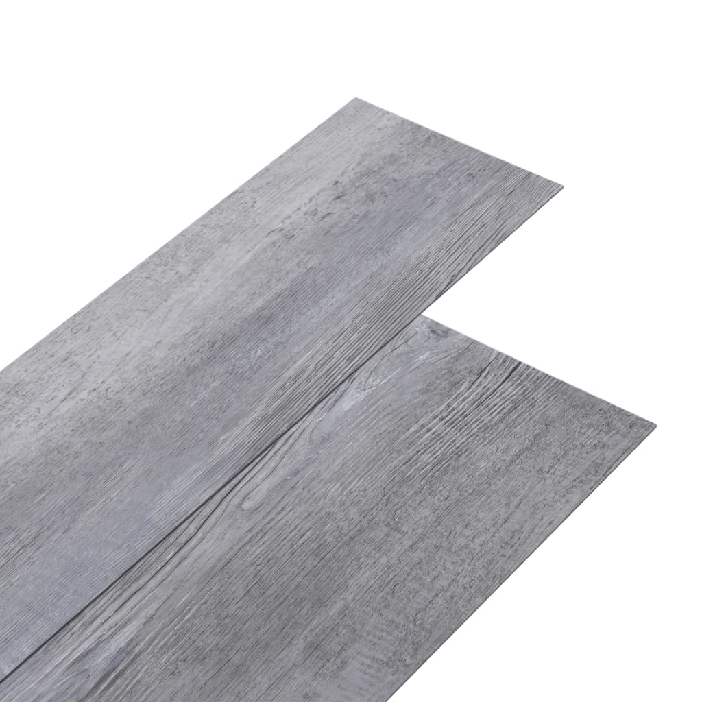 PVC-Fliesen Selbstklebend 2,51 m² 2 mm Mattgrau Holz - Premium Fußböden & Teppichböden - Just €60.60! Shop now at homesales4u