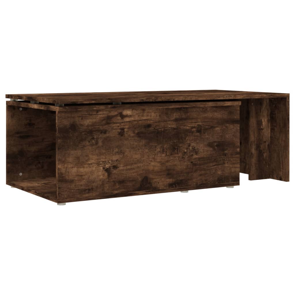 Couchtisch Räuchereiche 150x50x35 cm Holzwerkstoff - Premium Couchtische - Just €77.12! Shop now at homesales4u