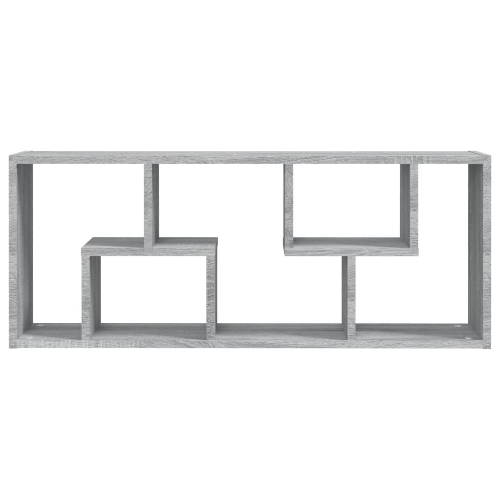 Wandregal Grau Sonoma 36x16x90 cm Holzwerkstoff - Premium Wandregale - Just €40.95! Shop now at homesales4u