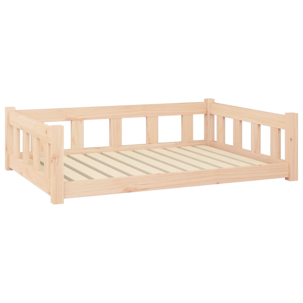 Hundebett 105,5x75,5x28 cm Massivholz Kiefer - Premium Hundebetten - Just €112.25! Shop now at homesales4u