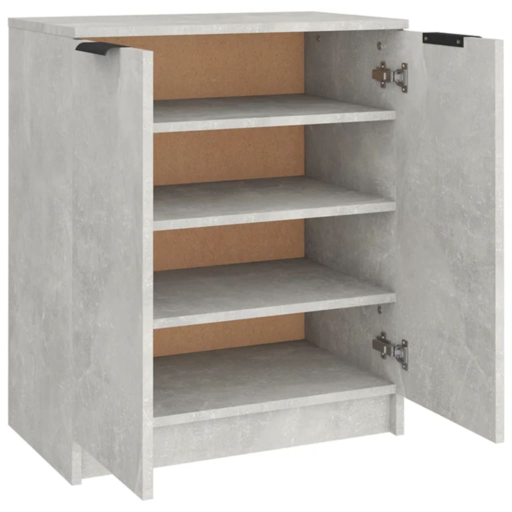 Schuhschrank Betongrau 59x35x70 cm Holzwerkstoff - Premium Schränke - Just €91.63! Shop now at homesales4u
