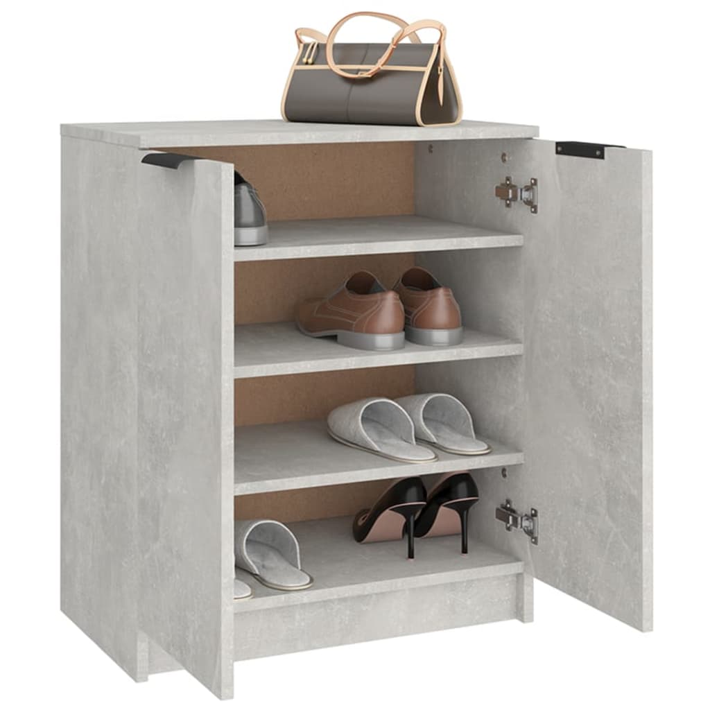 Schuhschrank Betongrau 59x35x70 cm Holzwerkstoff - Premium Schränke - Just €91.63! Shop now at homesales4u