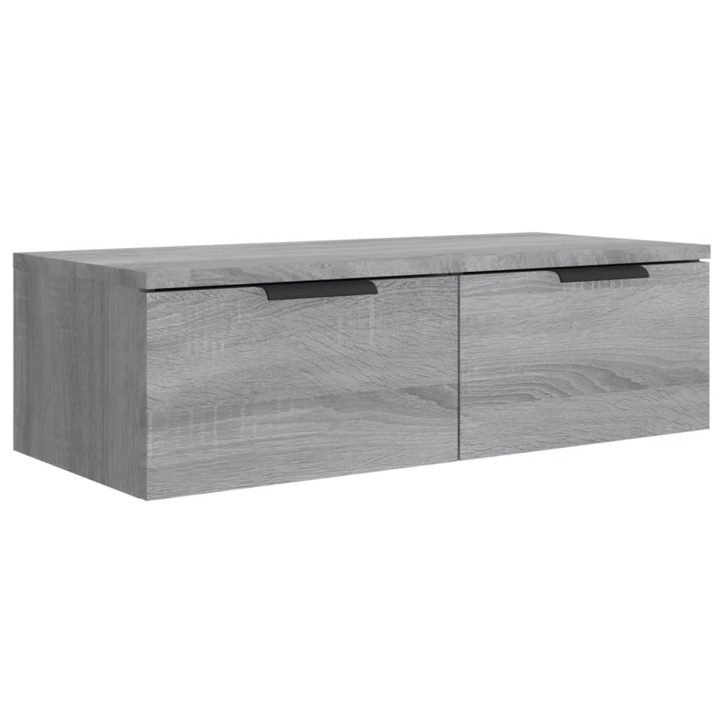 Wandschrank Grau Sonoma 68x30x20 cm Holzwerkstoff - Premium Schränke - Just €54.46! Shop now at homesales4u