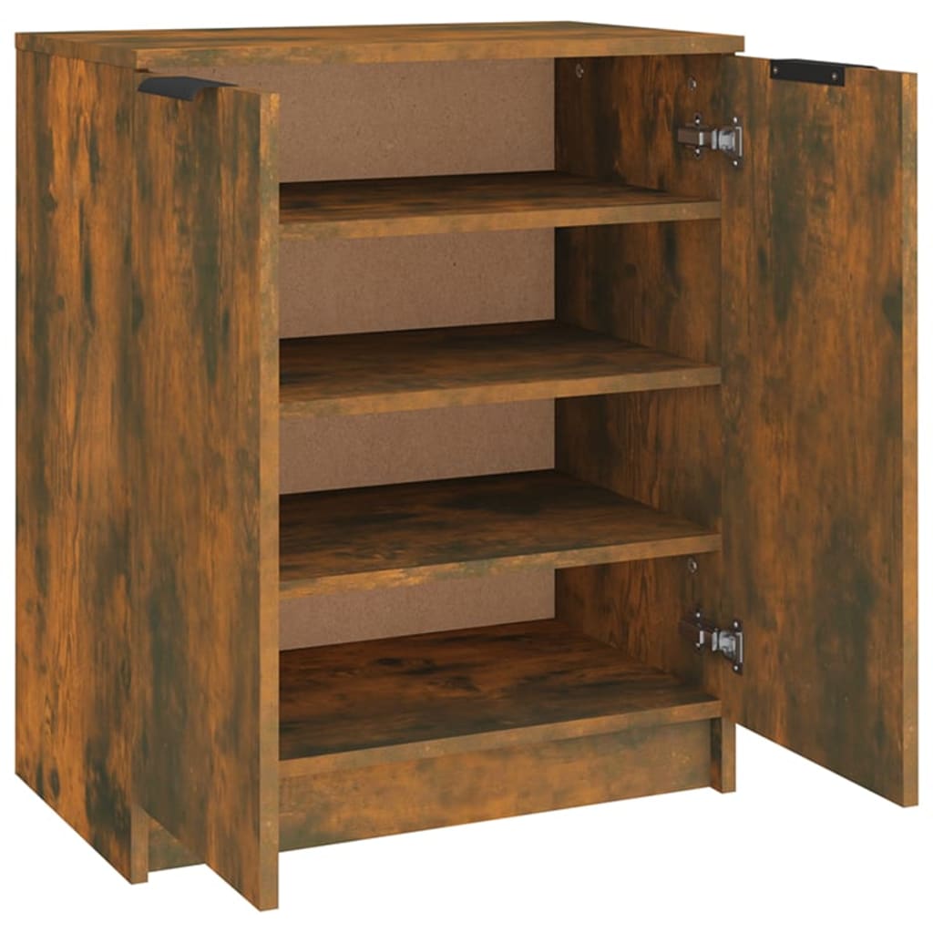 Schuhschrank Räuchereiche 59x35x70 cm Holzwerkstoff - Premium Schränke - Just €68.88! Shop now at homesales4u