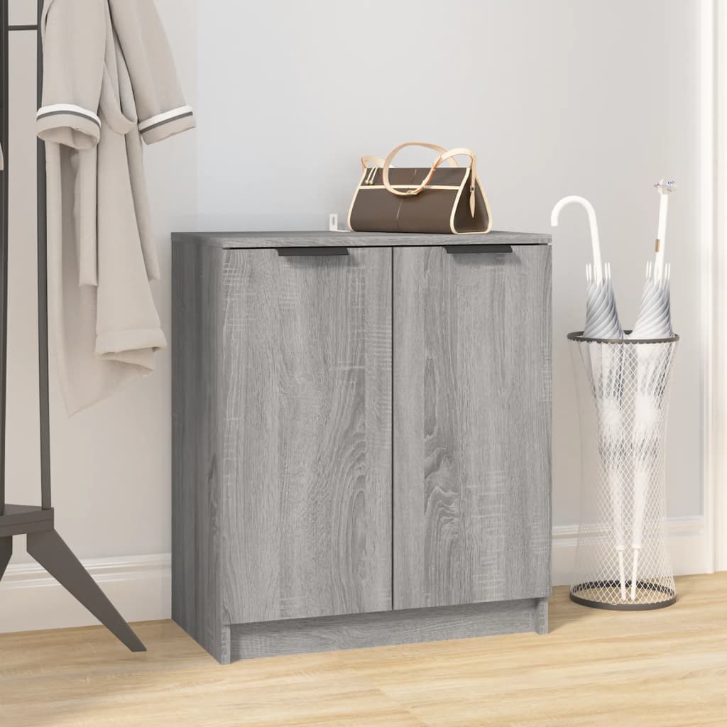 Schuhschrank Grau Sonoma 59x35x70 cm Holzwerkstoff - Premium Schränke - Just €93.40! Shop now at homesales4u
