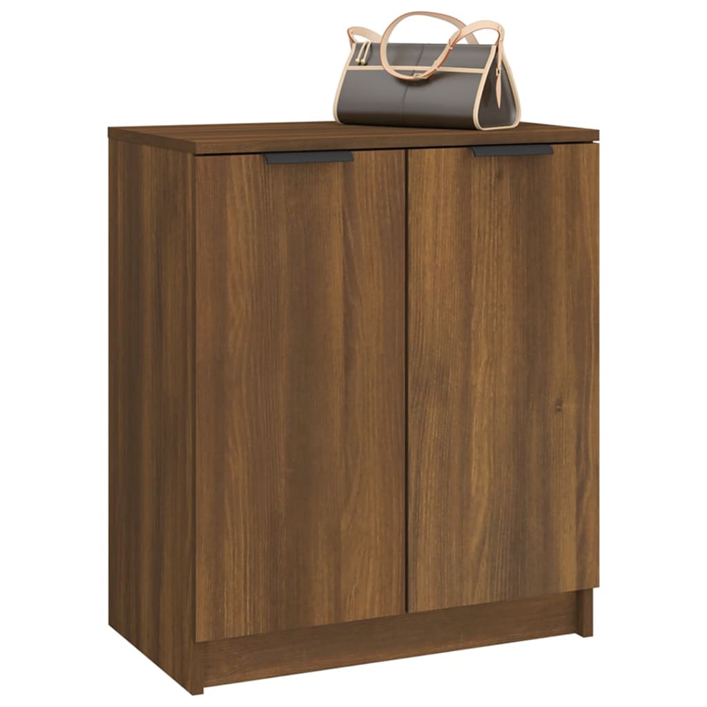 Schuhschrank Braun Eichen-Optik 59x35x70 cm Holzwerkstoff - Premium Schränke - Just €88.01! Shop now at homesales4u