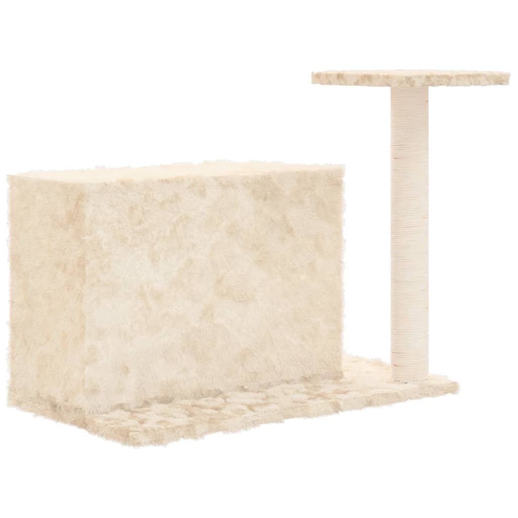 Kratzbaum mit Sisal-Kratzsäule Creme 51 cm - Premium Kratzbäume - Just €38.56! Shop now at homesales4u