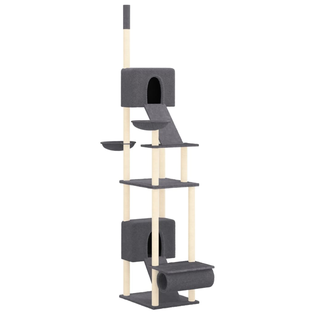 Kratzbaum Deckenhoch Dunkelgrau 277-303 cm - Premium Kratzbäume - Just €142.96! Shop now at homesales4u