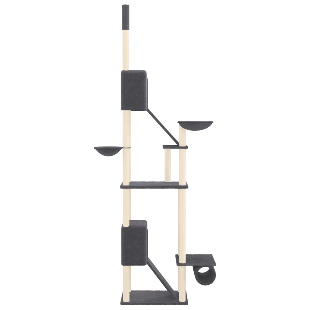 Kratzbaum Deckenhoch Dunkelgrau 277-303 cm - Premium Kratzbäume - Just €142.96! Shop now at homesales4u