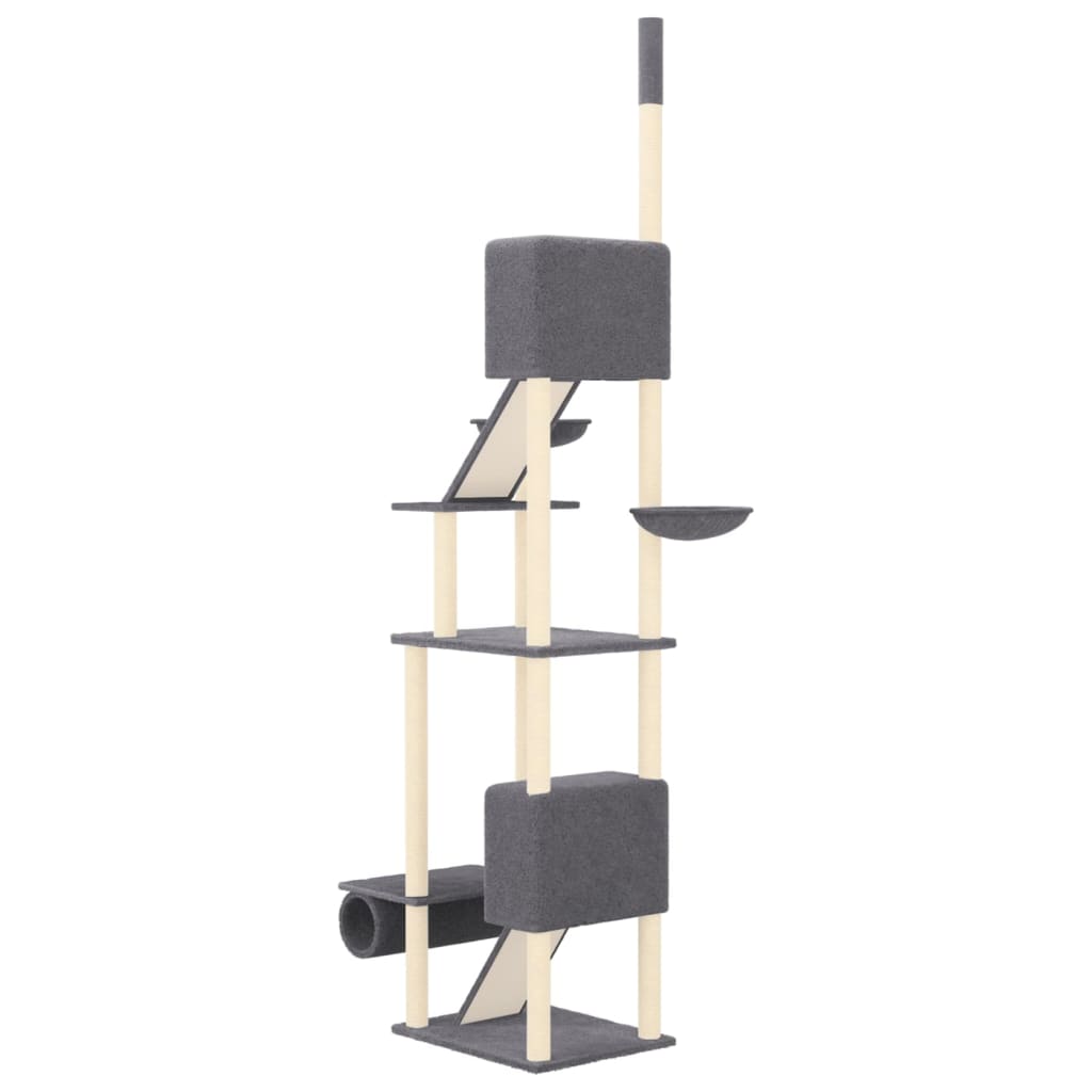 Kratzbaum Deckenhoch Dunkelgrau 277-303 cm - Premium Kratzbäume - Just €142.96! Shop now at homesales4u