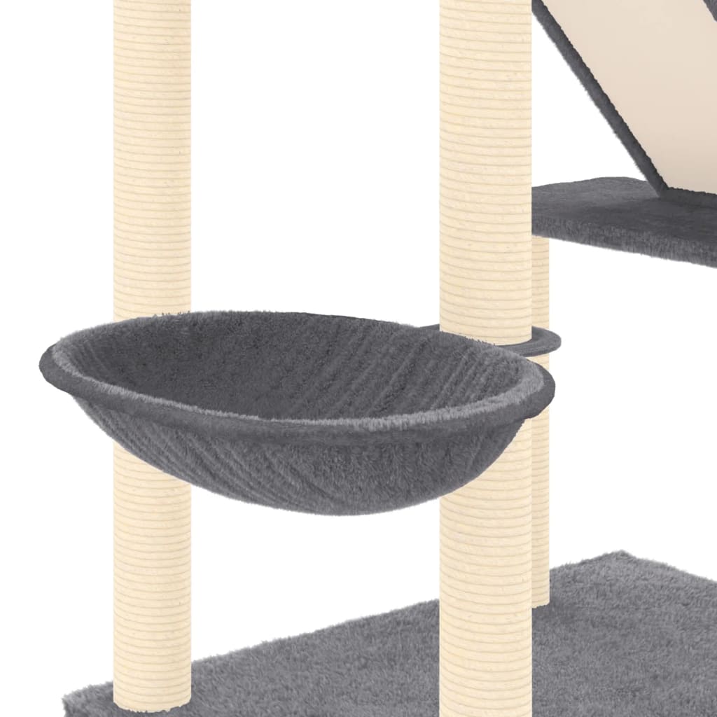 Kratzbaum Deckenhoch Dunkelgrau 277-303 cm - Premium Kratzbäume - Just €142.96! Shop now at homesales4u