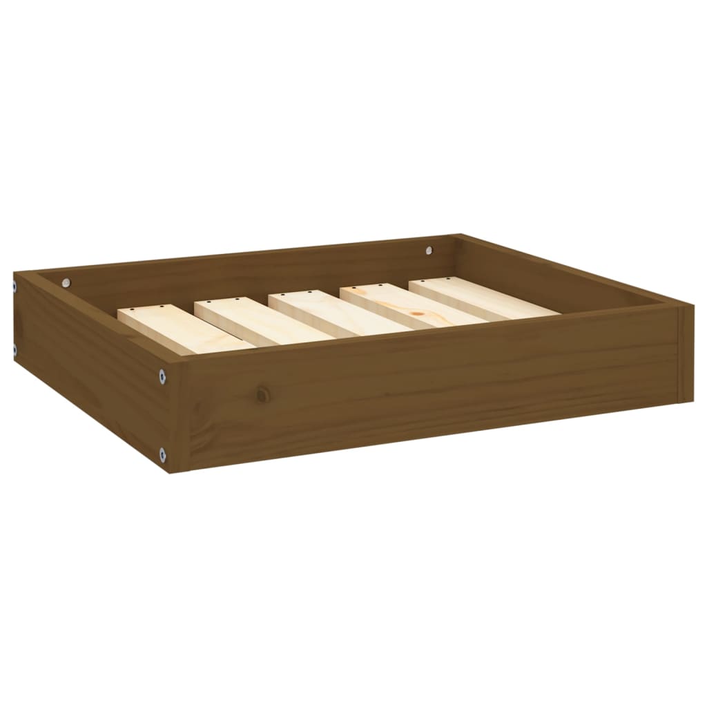 Hundebett Honigbraun 51,5x44x9 cm Massivholz Kiefer - Premium Hundebetten - Just €26.24! Shop now at homesales4u