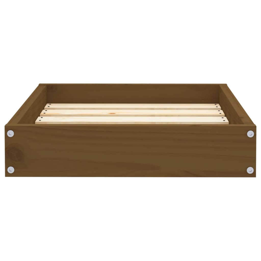 Hundebett Honigbraun 51,5x44x9 cm Massivholz Kiefer - Premium Hundebetten - Just €26.24! Shop now at homesales4u
