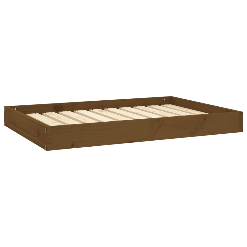 Hundebett Honigbraun 91,5x64x9 cm Massivholz Kiefer - Premium Hundebetten - Just €67.31! Shop now at homesales4u